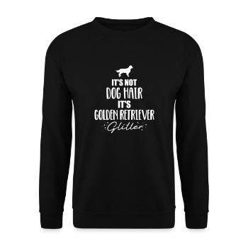 Golden Retriever - Unisex Sweatshirt - black - Front - Alina (178cm) & Michal (187cm)