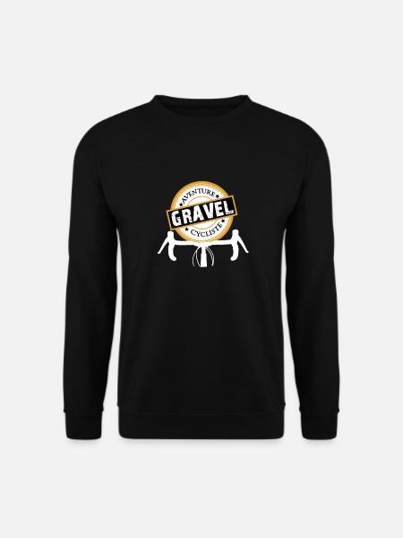 Gravel Cycling Adventure - Unisex Sweatshirt - black