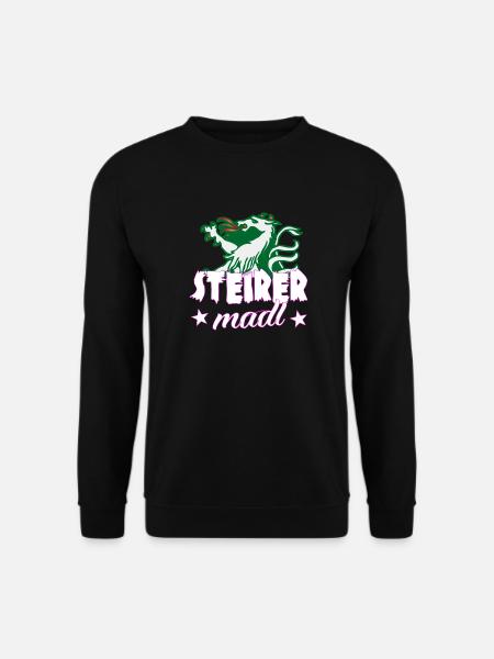 Steirer Madl - Unisex Pullover - Schwarz
