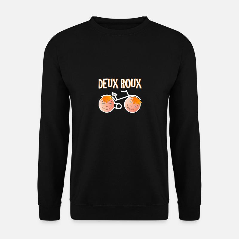 Deux roux blanc - Sweat-shirt Unisexe - noir