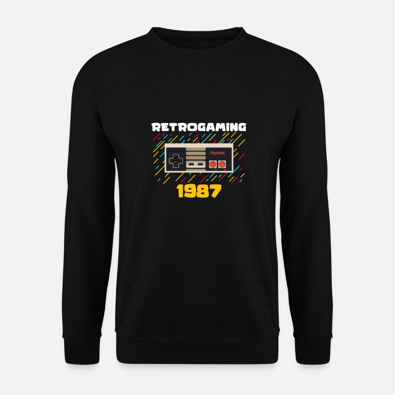 Retrogaming (Retrogaming) - Unisex Pullover - Schwarz