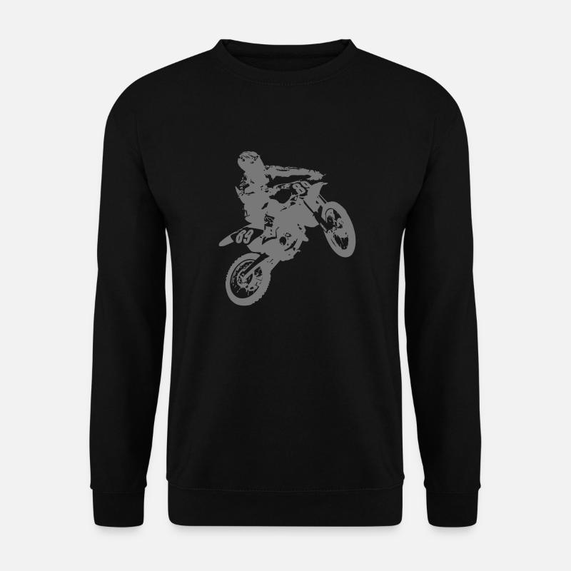 Motorcross - Unisex Pullover - Schwarz