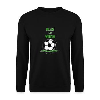 Allez les verts ! - Sweat-shirt Unisexe - noir - Devant - Alina (178cm) & Michal (187cm)
