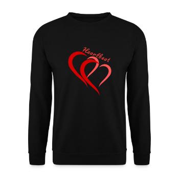 Battement - Sweat-shirt Unisexe - noir - Devant - Alina (178cm) & Michal (187cm)