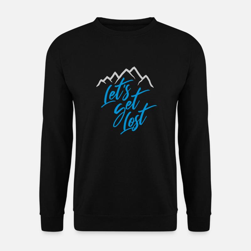 Lets Get Lost - Unisex Pullover - Schwarz