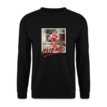 Aliens 2 - Unisex Sweatshirt - black - Front - Alina (178cm) & Michal (187cm)
