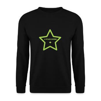 A Star Is Born . Succès. - Sweat-shirt Unisexe - noir - Devant - Alina (178cm) & Michal (187cm)