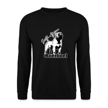 South African Boerboel - Unisex Pullover - Schwarz - Vorne - Alina (178cm) & Michal (187cm)