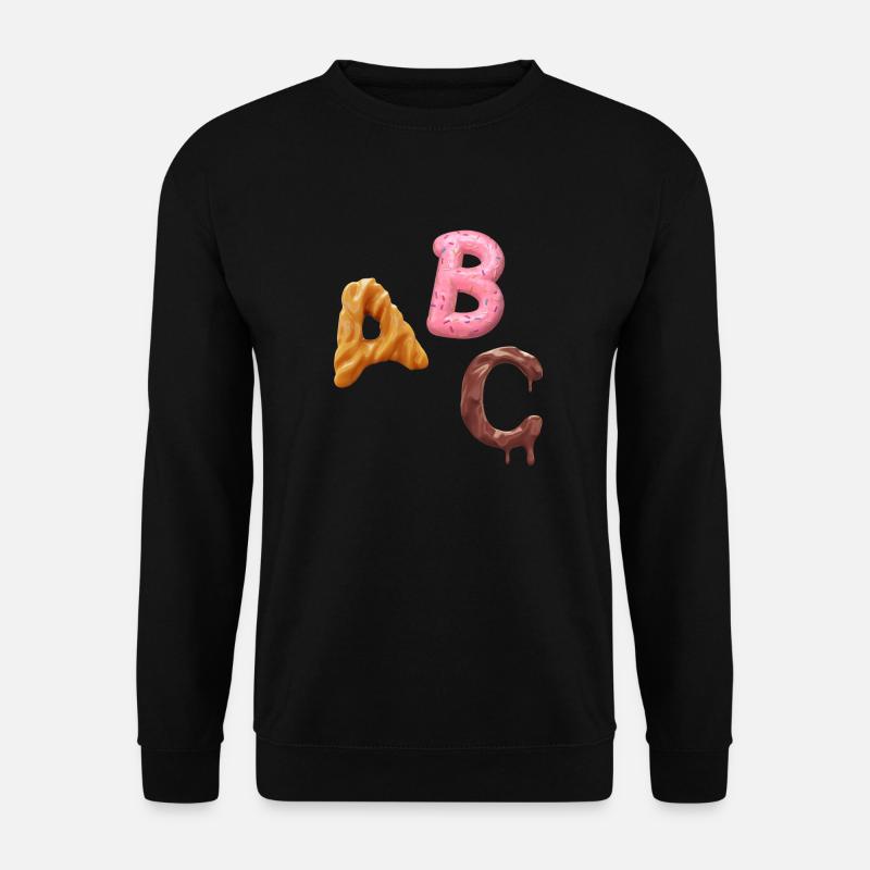 A B C - Unisex Sweatshirt - black