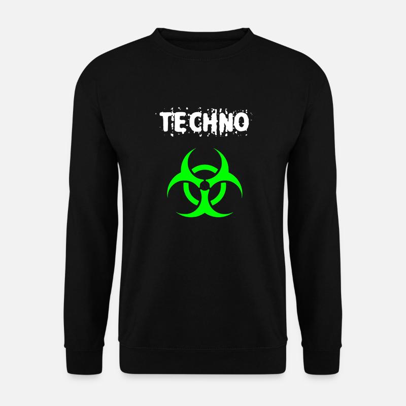 Techno - Unisex Sweatshirt - black