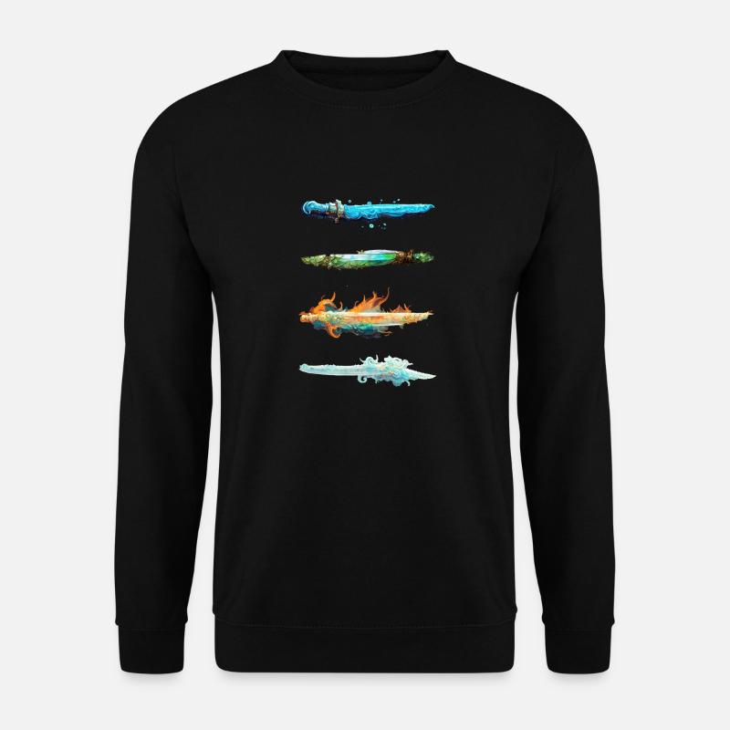 Four Elements Swords - Unisex Sweatshirt - black