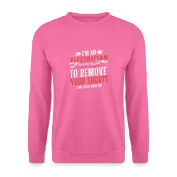 Elektriker Strom Elektrizität Elektrotechnik - Unisex Pullover - Pink - Vorne