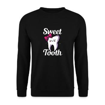 Zahnhygieniker Zahnarzt Zähne Mundhygiene - Unisex Pullover - Schwarz - Vorne - Alina (178cm) & Michal (187cm)