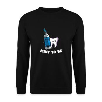 Zahnhygieniker Zahnarzt Zähne Mundhygiene - Unisex Pullover - Schwarz - Vorne - Alina (178cm) & Michal (187cm)