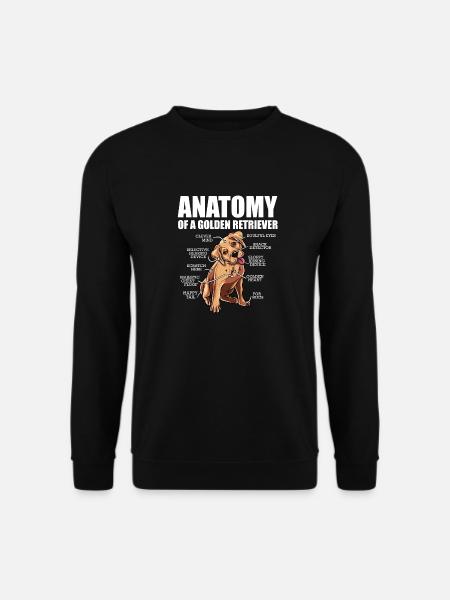 Golden Retriever Goldie Labrador Hundefreund - Unisex Pullover - Schwarz
