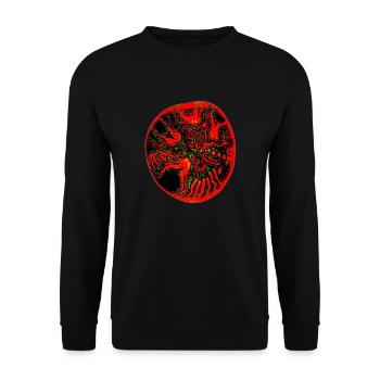 Ragnarok - Sweat-shirt Unisexe - noir - Devant - Alina (178cm) & Michal (187cm)