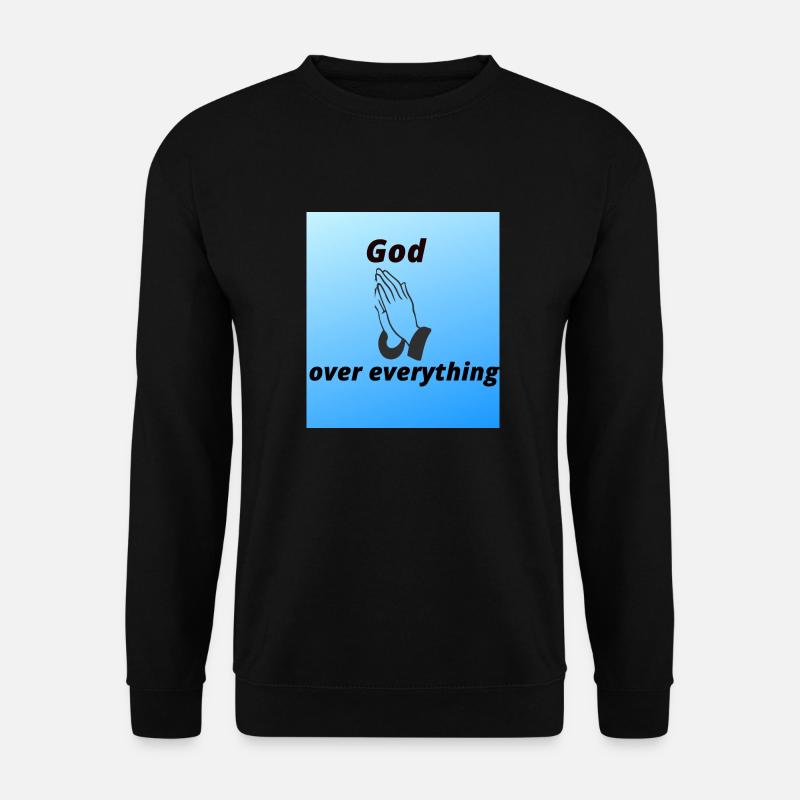 Gott über alles - Unisex Pullover - Schwarz