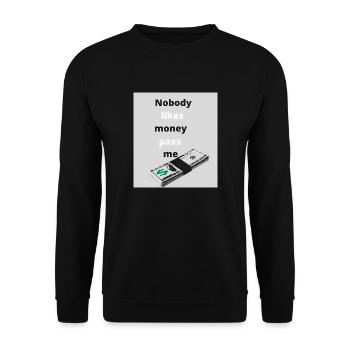 GOD 7 - Unisex Sweatshirt - black - Front - Alina (178cm) & Michal (187cm)