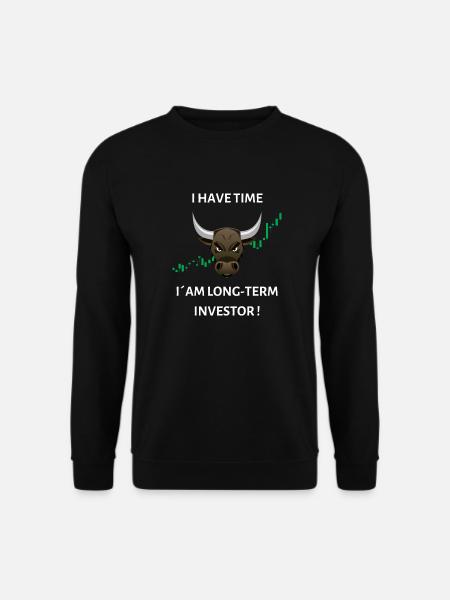 Mam czas, jestem inwestorem długoterminowym - Bluza unisex - czarny