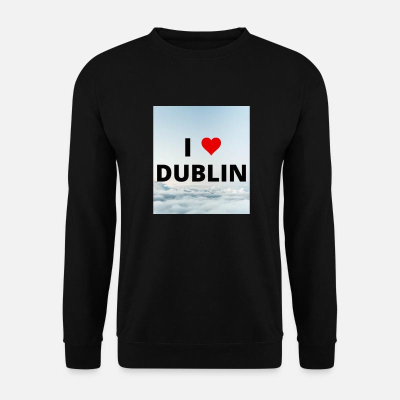 ICH LIEBE DUBLIN - Unisex Pullover - Schwarz