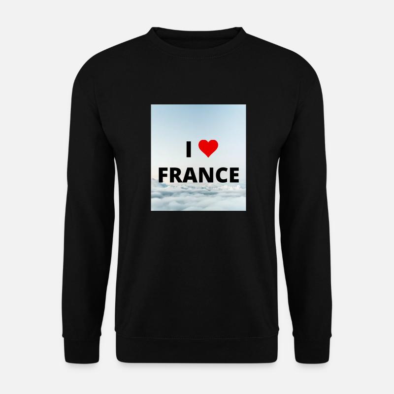 Ich liebe Frankreich - Unisex Pullover - Schwarz