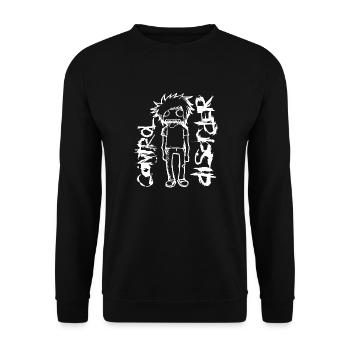 Control - Unisex Sweatshirt - black - Front - Alina (178cm) & Michal (187cm)