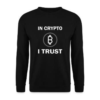 Bitcoin Trading Crypto Stocks - Sweat-shirt Unisexe - noir - Devant - Alina (178cm) & Michal (187cm)