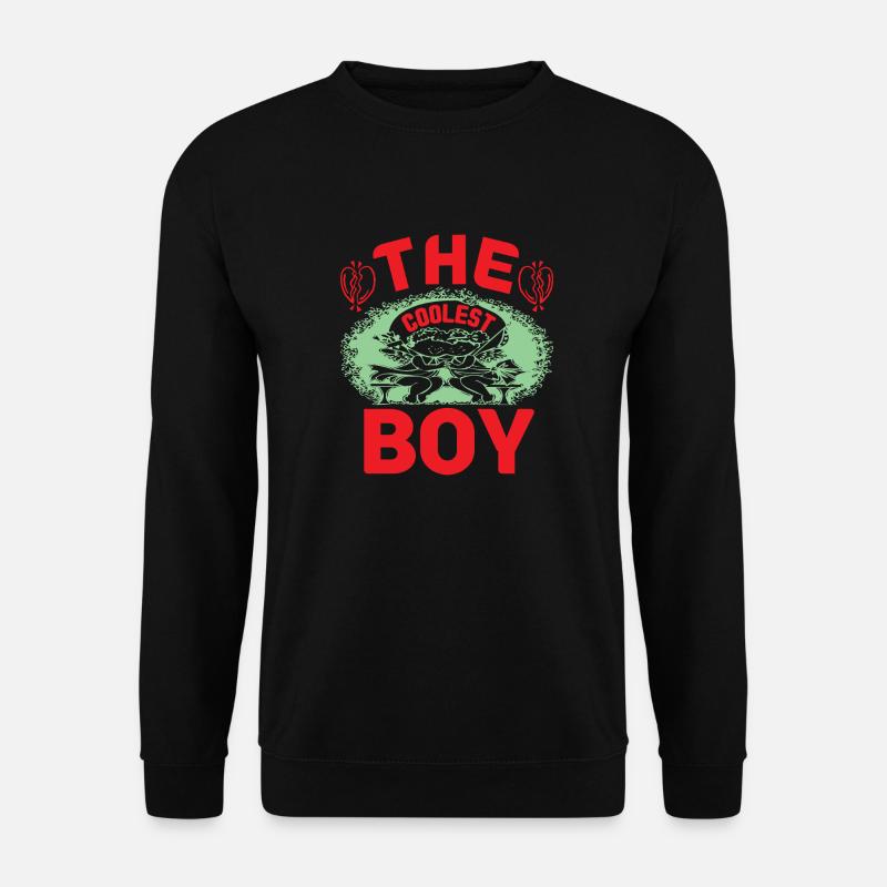 DER COOLSTE JUNGE LUSTIG - Unisex Pullover - Schwarz