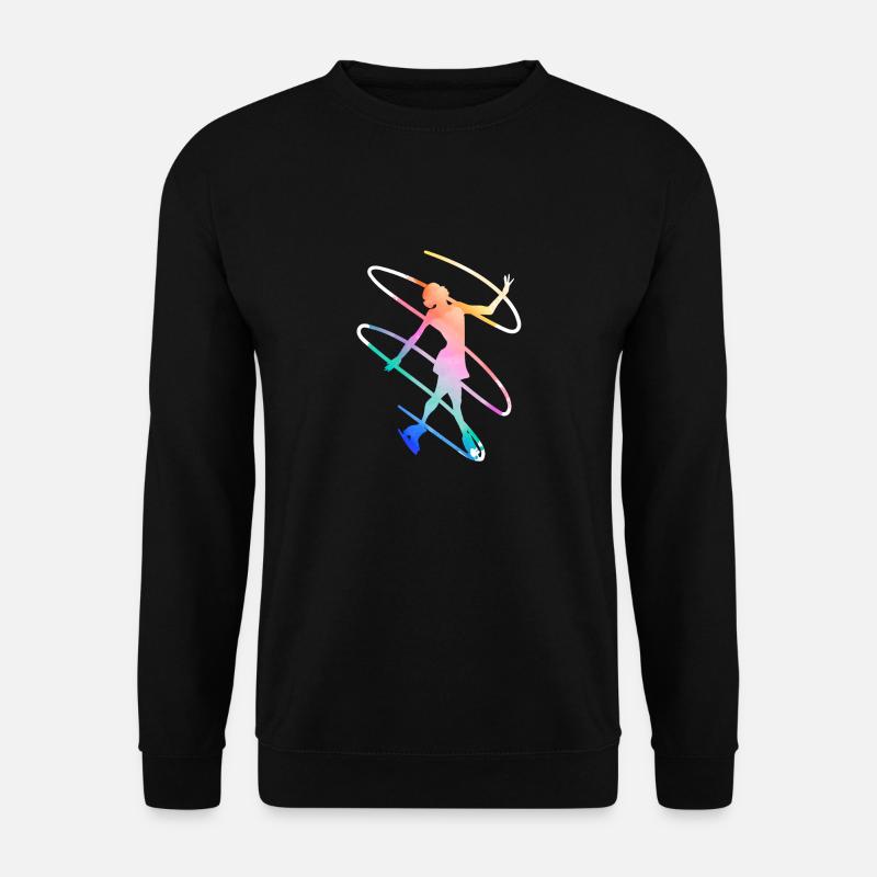 Eiskunstläuferin Eiskunstlaufen Eislauf - Unisex Pullover - Schwarz