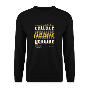 Culture Streetwear - Unisex Pullover - Schwarz - Vorne - Alina (178cm) & Michal (187cm)