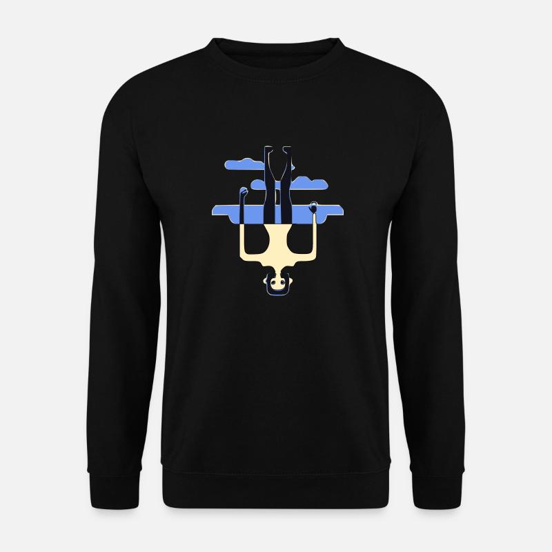 The man upside down - Unisex Sweatshirt - black