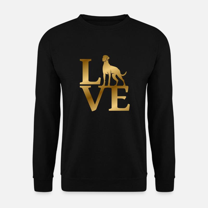 Love Great Dane - Unisex Sweatshirt - black