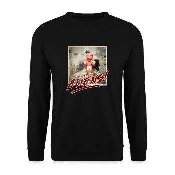 Étrangers 17 - Sweat-shirt Unisexe - noir - Devant - Alina (178cm) & Michal (187cm)