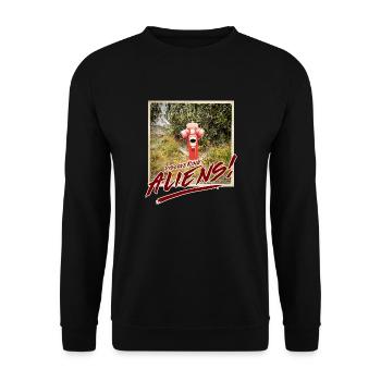 Étrangers 13 - Sweat-shirt Unisexe - noir - Devant - Alina (178cm) & Michal (187cm)