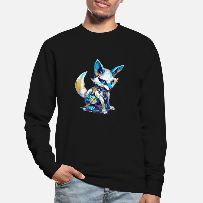 Ecko the bionic fox Unisex Sweatshirt