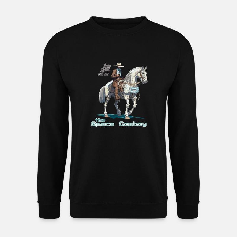 Space Cowboy - Unisex Pullover - Schwarz