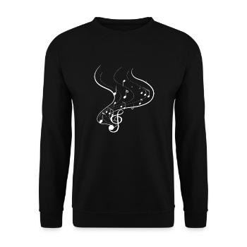 Danse Musique de danse - Sweat-shirt Unisexe - noir - Devant - Alina (178cm) & Michal (187cm)