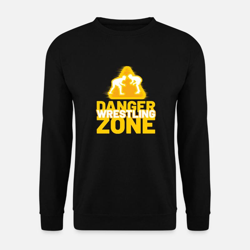 Danger Wrestling Zone - Unisex Pullover - Schwarz