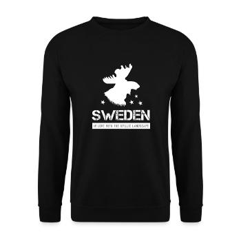 Suède Elk - Sweat-shirt Unisexe - noir - Devant - Alina (178cm) & Michal (187cm)