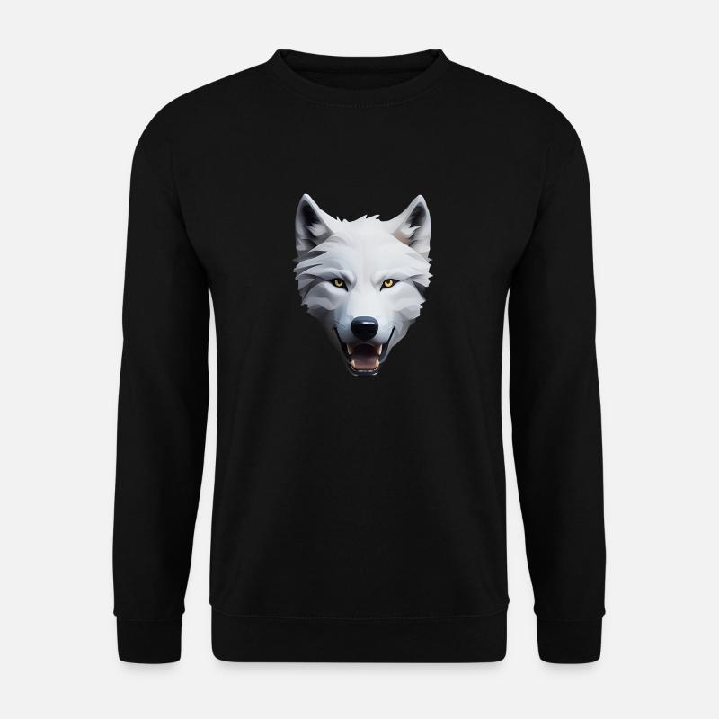 Wolf - Unisex Sweatshirt - black