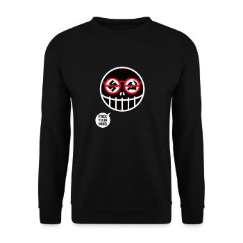 LIBÉREZ VOTRE - Sweat-shirt Unisexe - noir - Devant - Alina (178cm) & Michal (187cm)