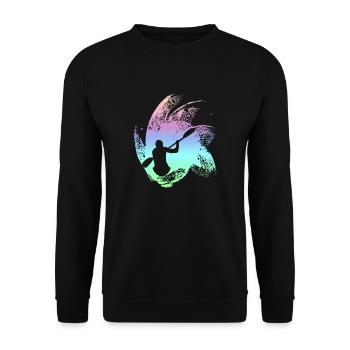 Kayak pagayer - Sweat-shirt Unisexe - noir - Devant - Alina (178cm) & Michal (187cm)