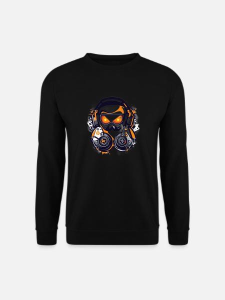 Roboskull T-shirt Design - Unisex Pullover - Schwarz