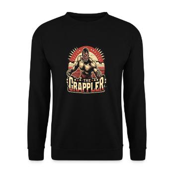 The Grappler - Unisex Pullover - Schwarz - Vorne - Alina (178cm) & Michal (187cm)