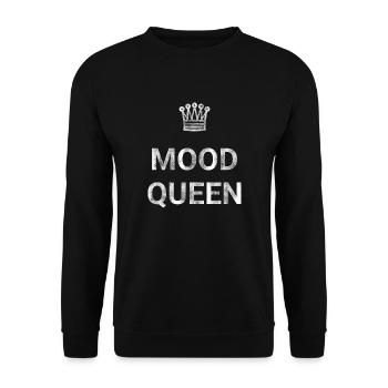 Mood Queen - Unisex Sweatshirt - black - Front - Alina (178cm) & Michal (187cm)
