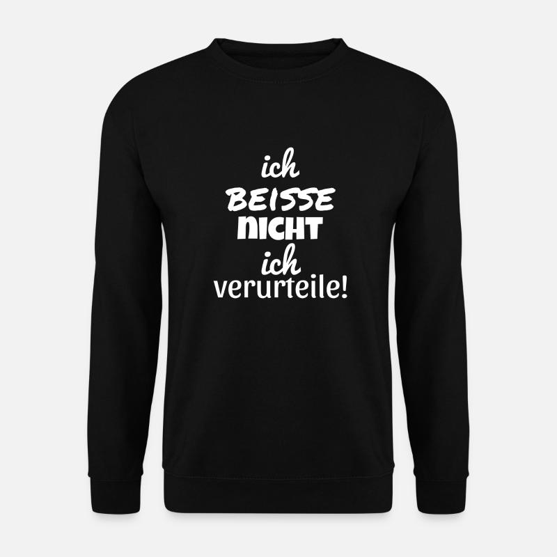 Je ne mords pas, je condamne ! - Sweat-shirt Unisexe - noir