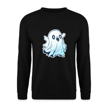 Gespenst - Unisex Pullover - Schwarz - Vorne - Alina (178cm) & Michal (187cm)