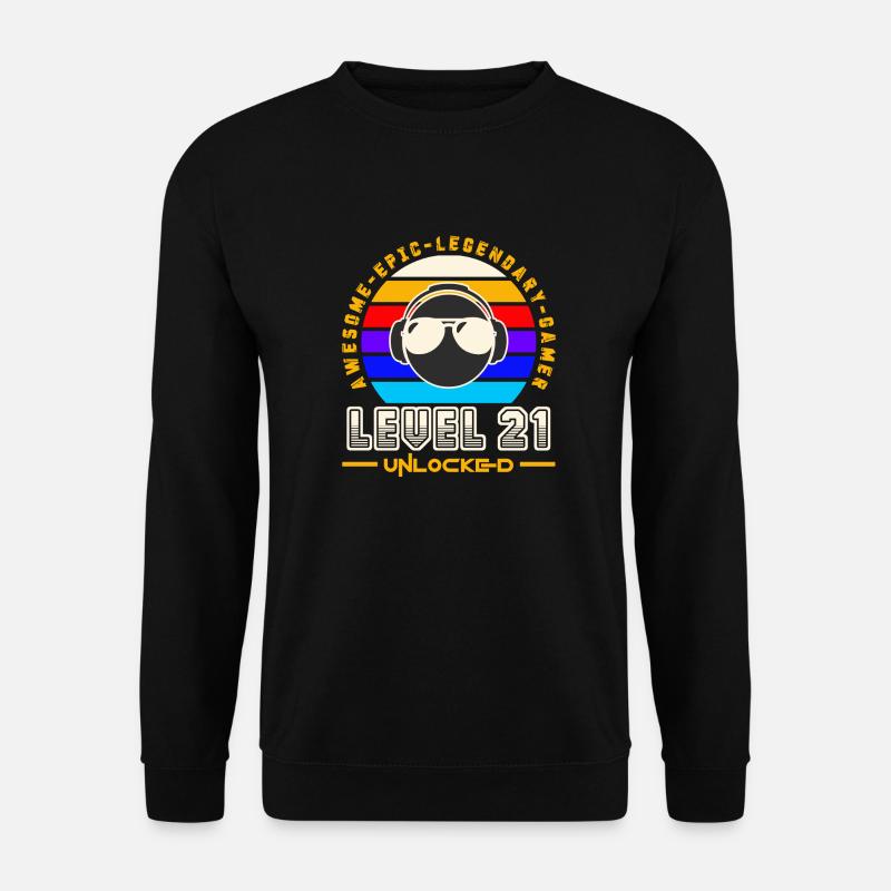 Level 21 - Sweat-shirt Unisexe - noir