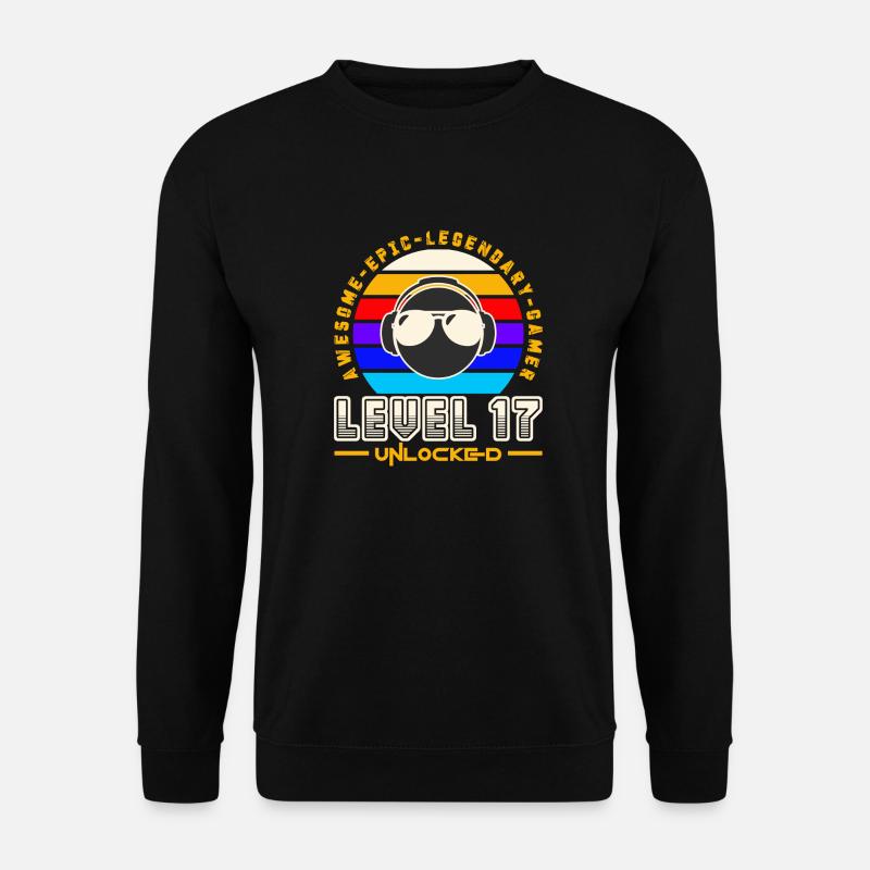 Level 17 - Unisex Sweatshirt - black