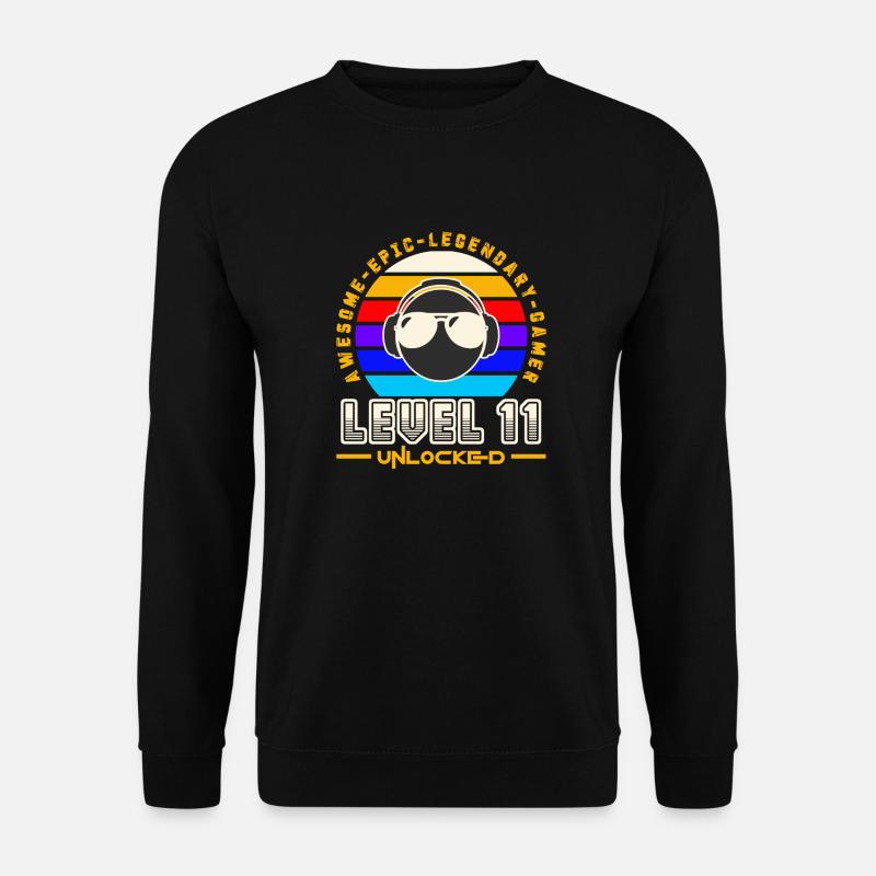 Stufe 11 - Unisex Pullover - Schwarz